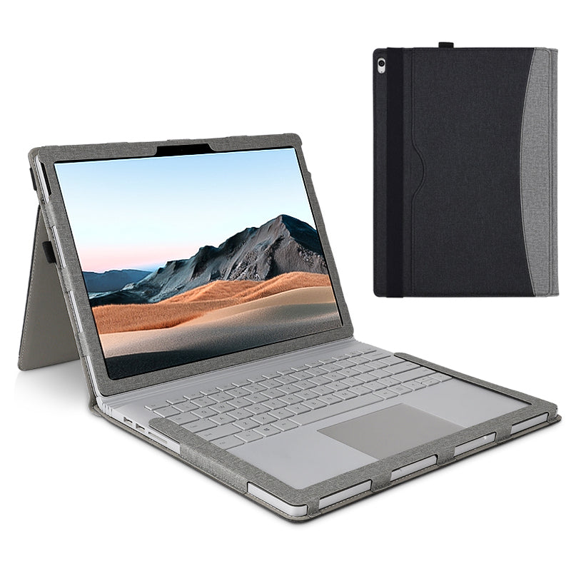 For Microsoft Surface Book 1 2 3 15 inch Protective Case Anti-Scratch Detachable Leather Case with Stand For Microsoft Surface Book 1 2 3 15 inch Protective Case Anti-Scratch Detachable Leather Case with Stand